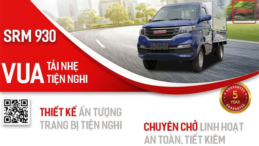 SRM 930 – Xe tải nhẹ thích hợp cho doanh nghiệp